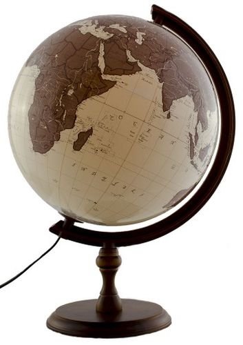 Zachem Globus antyczny 32 cm, podświetlany