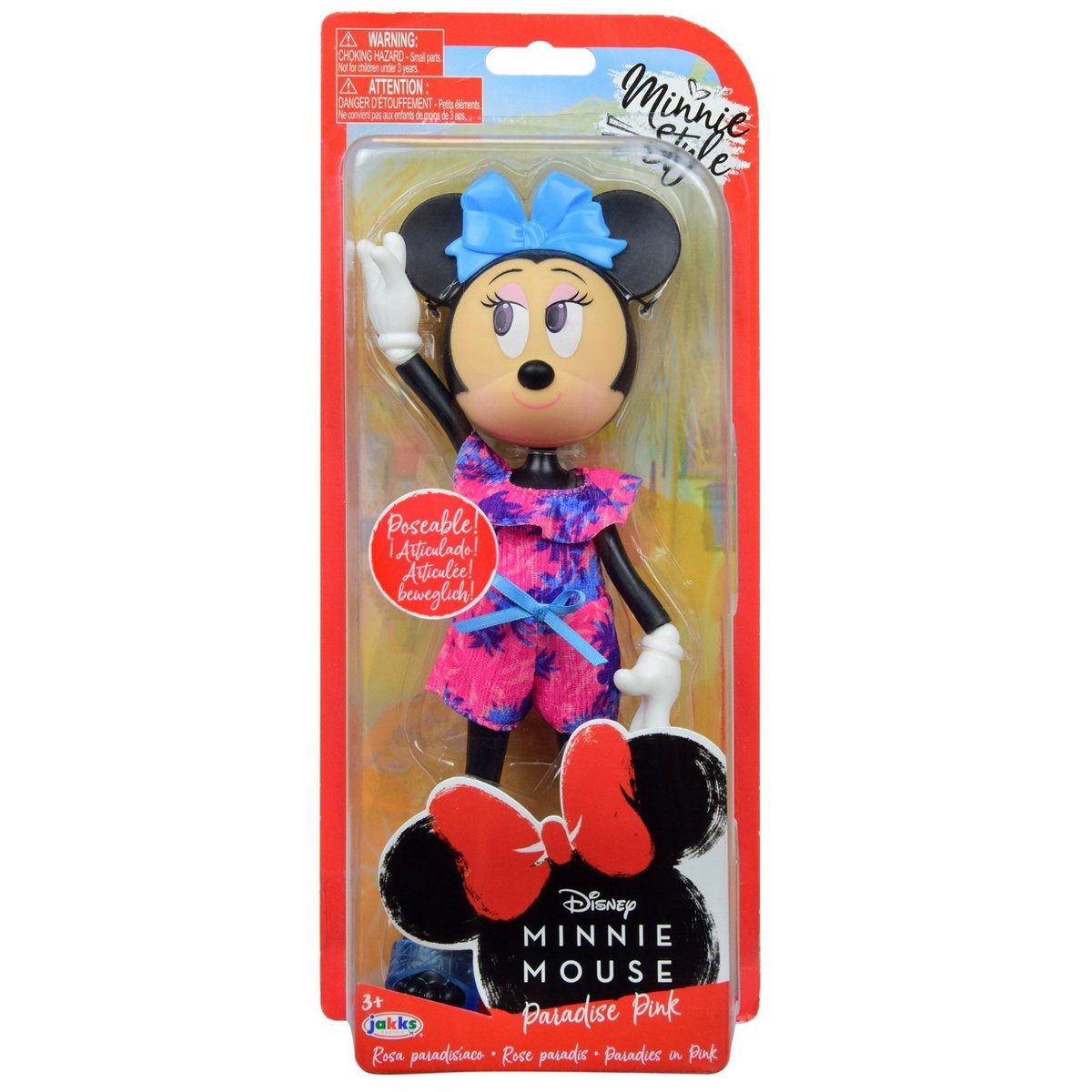Jakks Pacific Disney. Minnie Mouse. Paradise Pink. Lalka