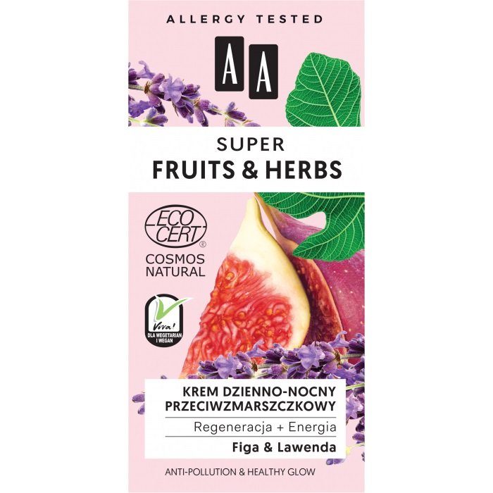 Oceanic Super Fruits & Herbs Krem dzienno-nocny przeciwzmarszczkowy Figa i Lawenda 50ml