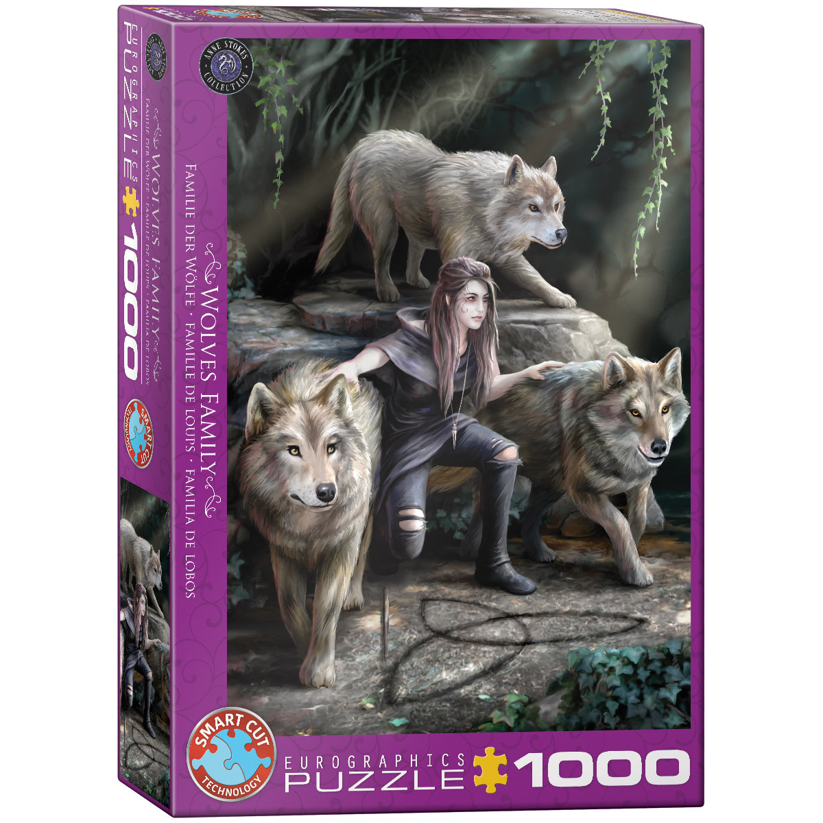 Puzzle 1000 Siła w trzech Anne Stokes Nowa