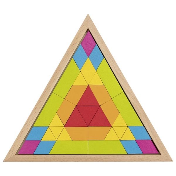 Goki Układanka mozaika trójkąt 58590