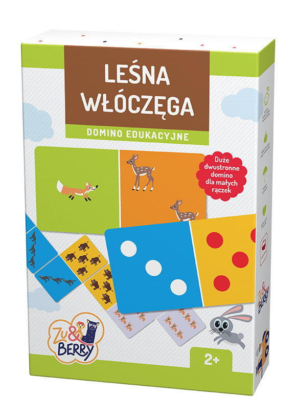 Trefl Leśna włóczęga Domino edukacyjne