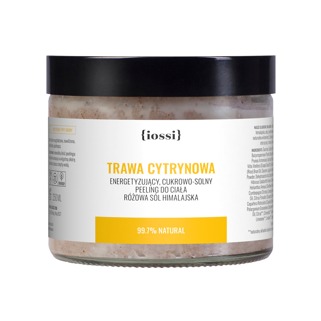 Iossi Peeling do Ciała Energetyzująca Trawa Cytrynowa 250ml 06