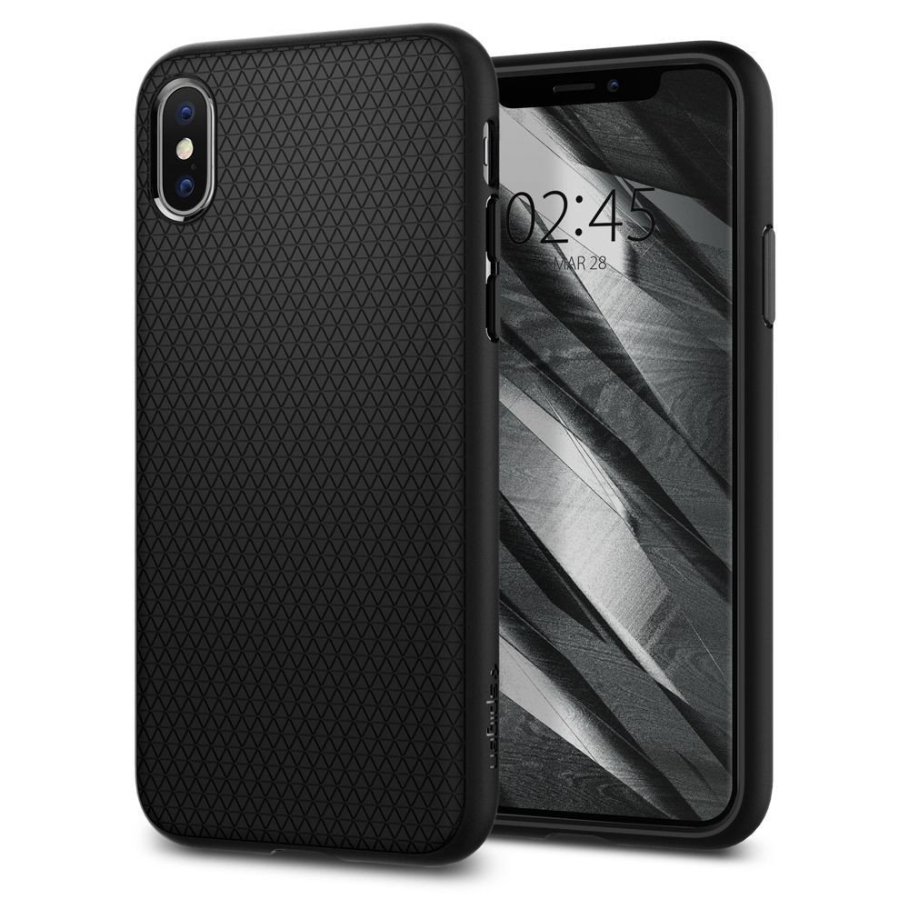 Spigen Liquid Air do iPhone XS Matte Black 063CS25114