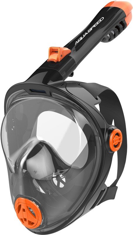Aqua-Speed Aqua-Speed Maska do nurkowania pełnotwarzowa SPECTRA 2.0 KID czarna Rozmiar L 7084