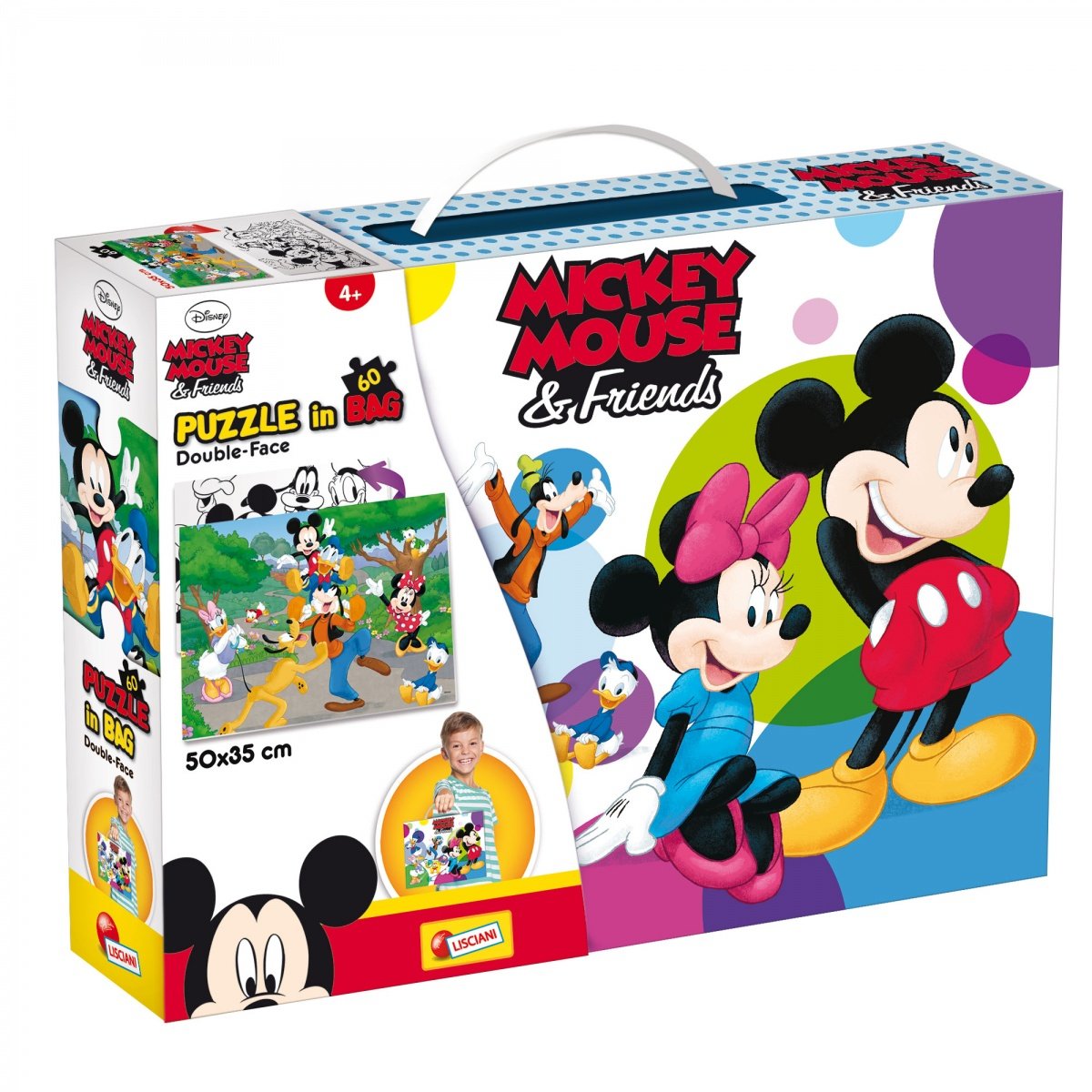 Lisciani Puzzle w walizeczce 60 Mickey