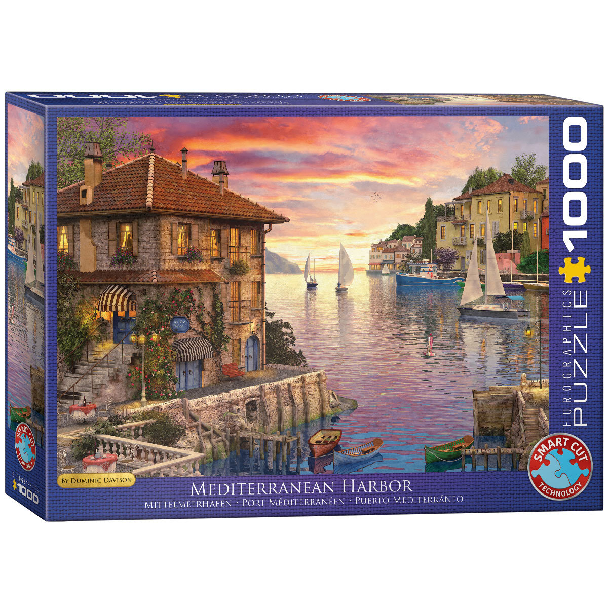 Eurographics Puzzle 1000 elementów. Port śródziemnomorski
