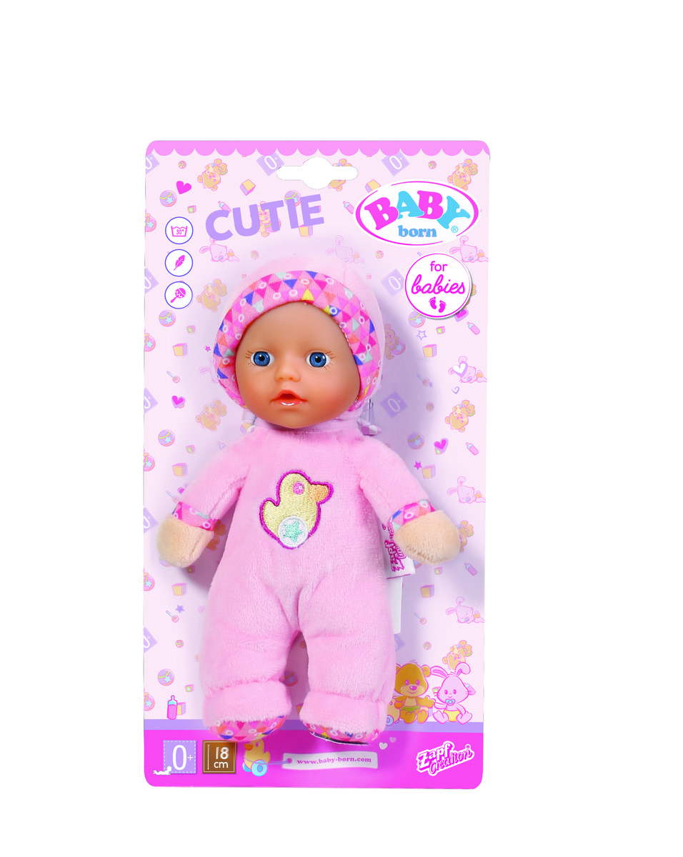 Zapf Creation 827475 Baby Born Cutie for Babies 18 cm, różowy