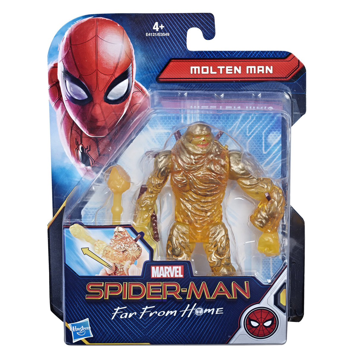 Hasbro Spider-Man. Daleko od domu. Figurka Molten Man, 15 cm