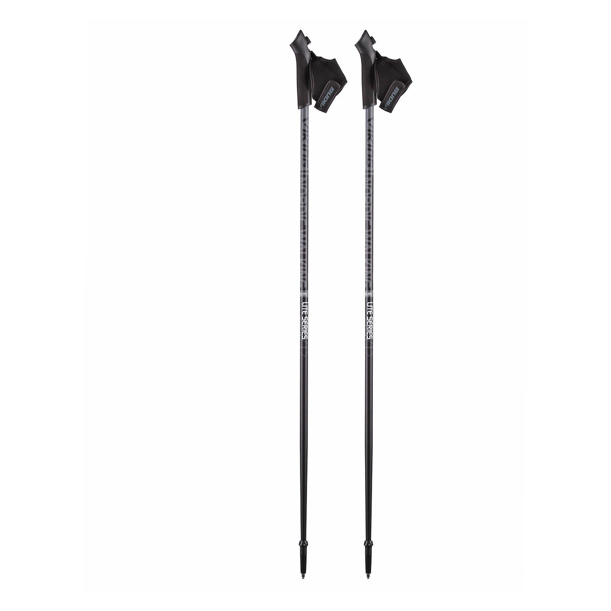 Viking, Kije trekkingowe, NW Lite Pro, czarny, 115cm