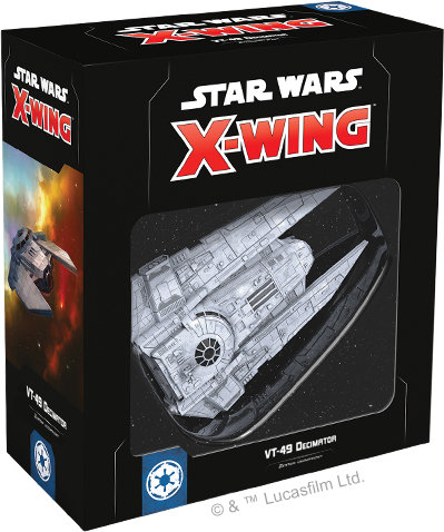 Rebel, gry strategiczne Star Wars: X-Wing - VT-49 Decimator (druga edycja)