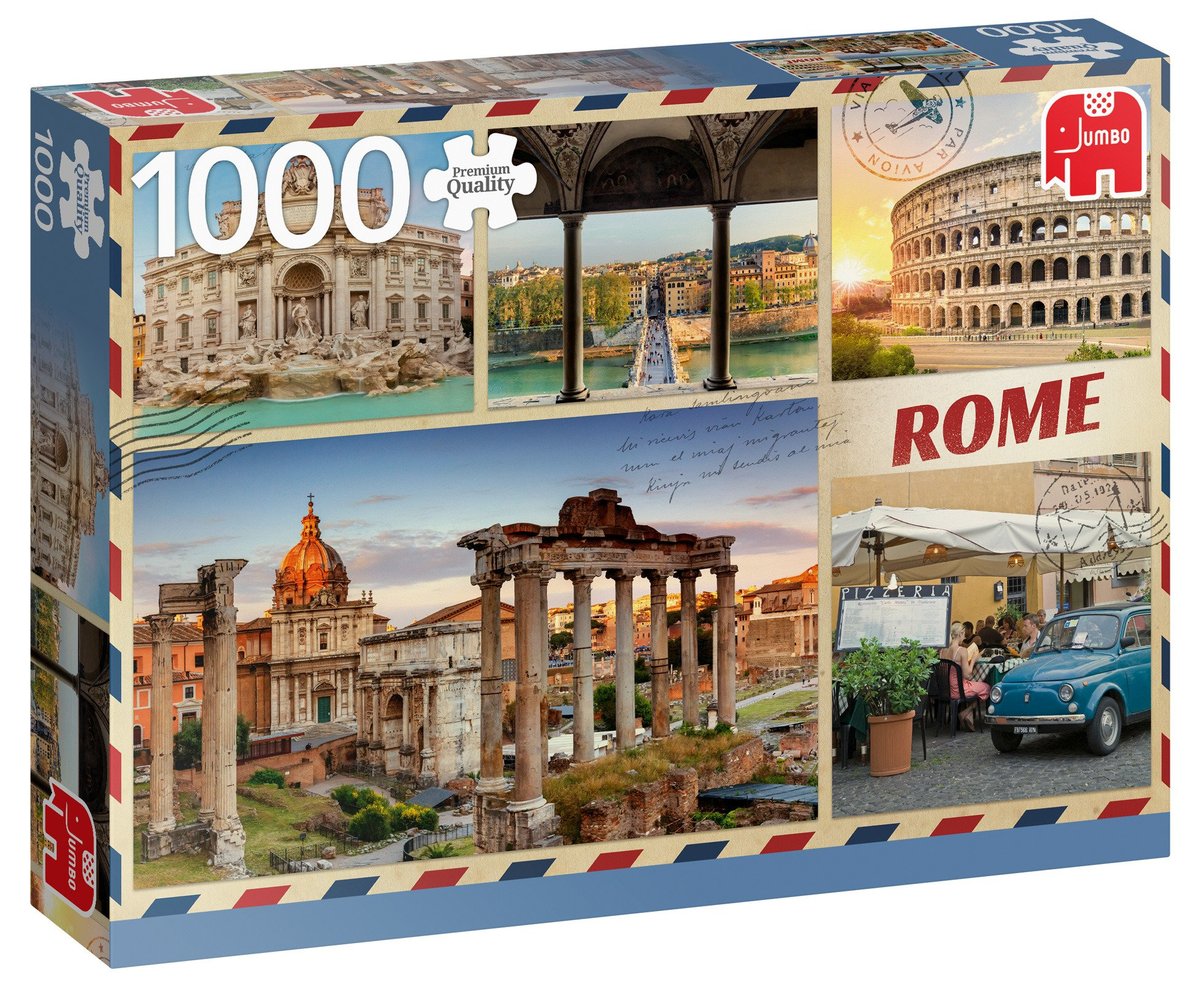 Jumbo, Jan Van Haasteren, puzzle Pozdrowienia z Rzymu