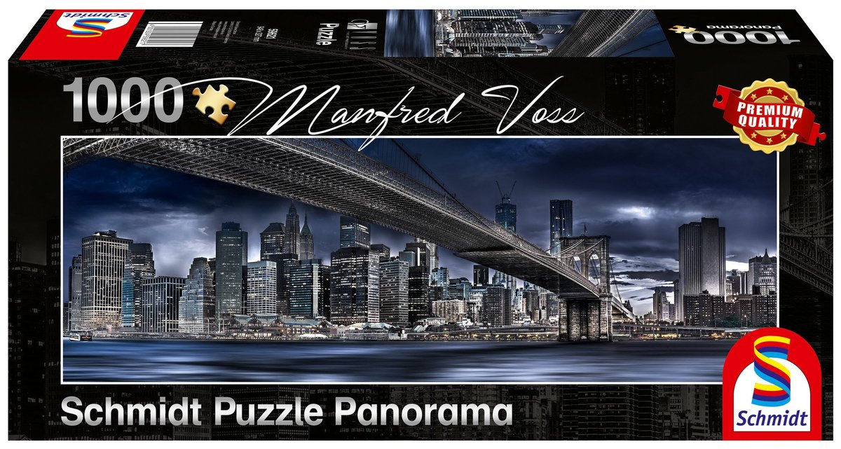 Schmidt Puzzle PQ 1000 Manfred Voss Nowy Jork G3