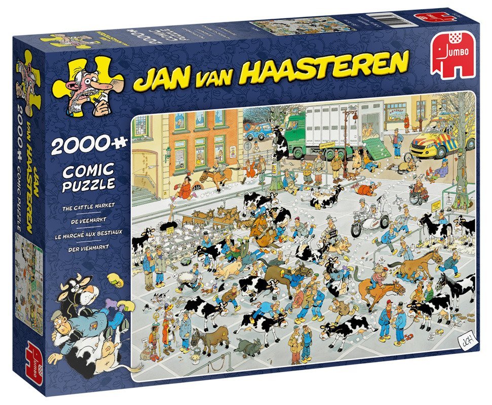 Puzzle 2000 el. Jan Van Haasteren Giełda zwierząt