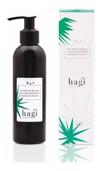 Hagi NATURALNY BALSAM Z  OLEJEM KONOPNYM I  MASŁEM CUPUACU