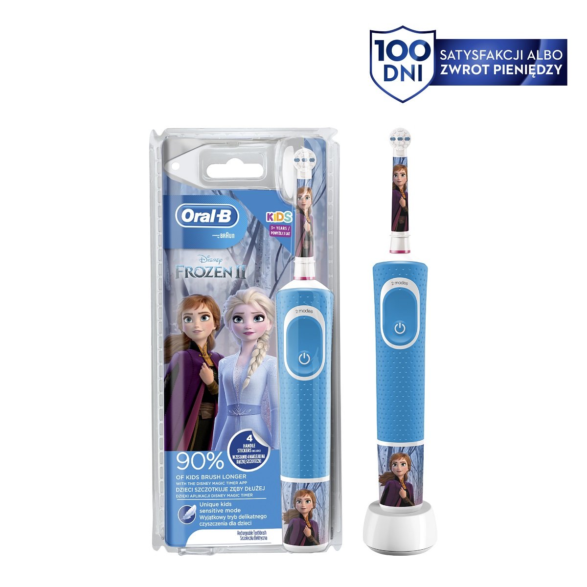 Szczoteczka Oral B Kids Frozen Elsa dla dzieci