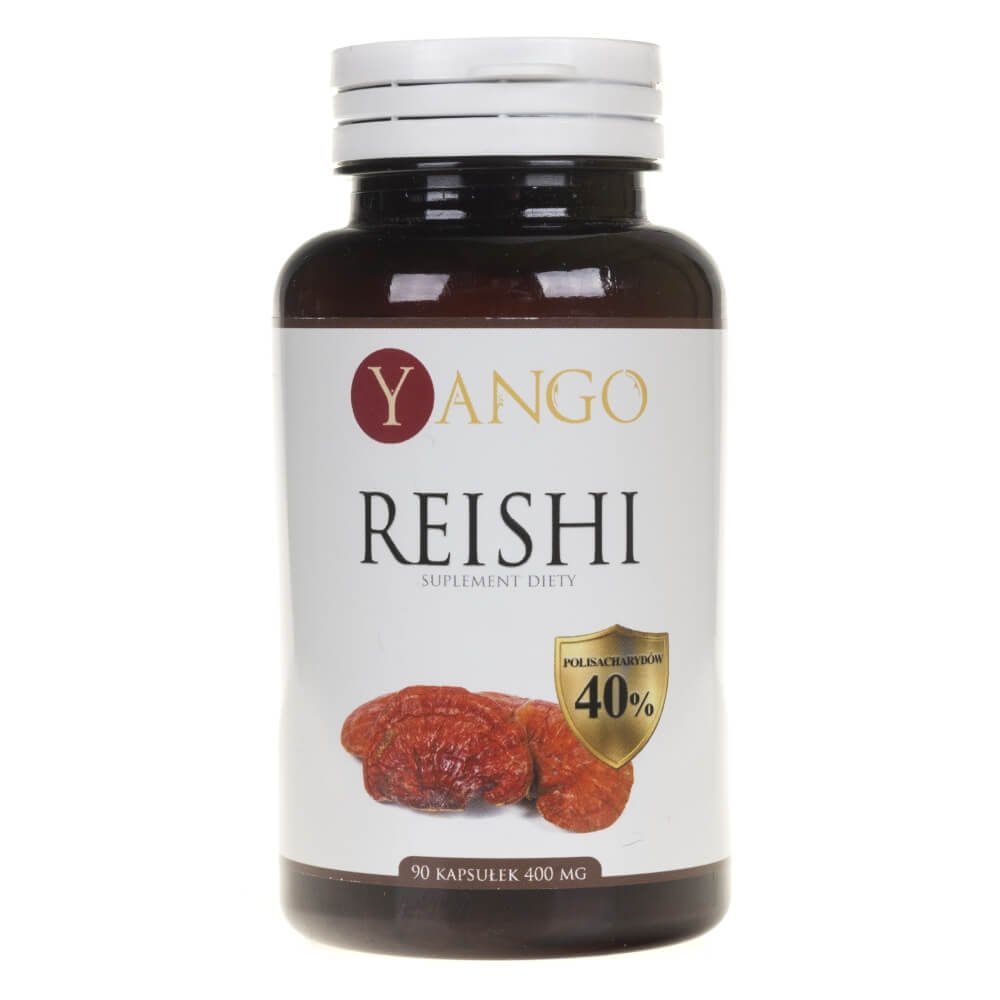 YANGO Reishi - ekstrakt 40% polisacharydów - 90 kapsułek