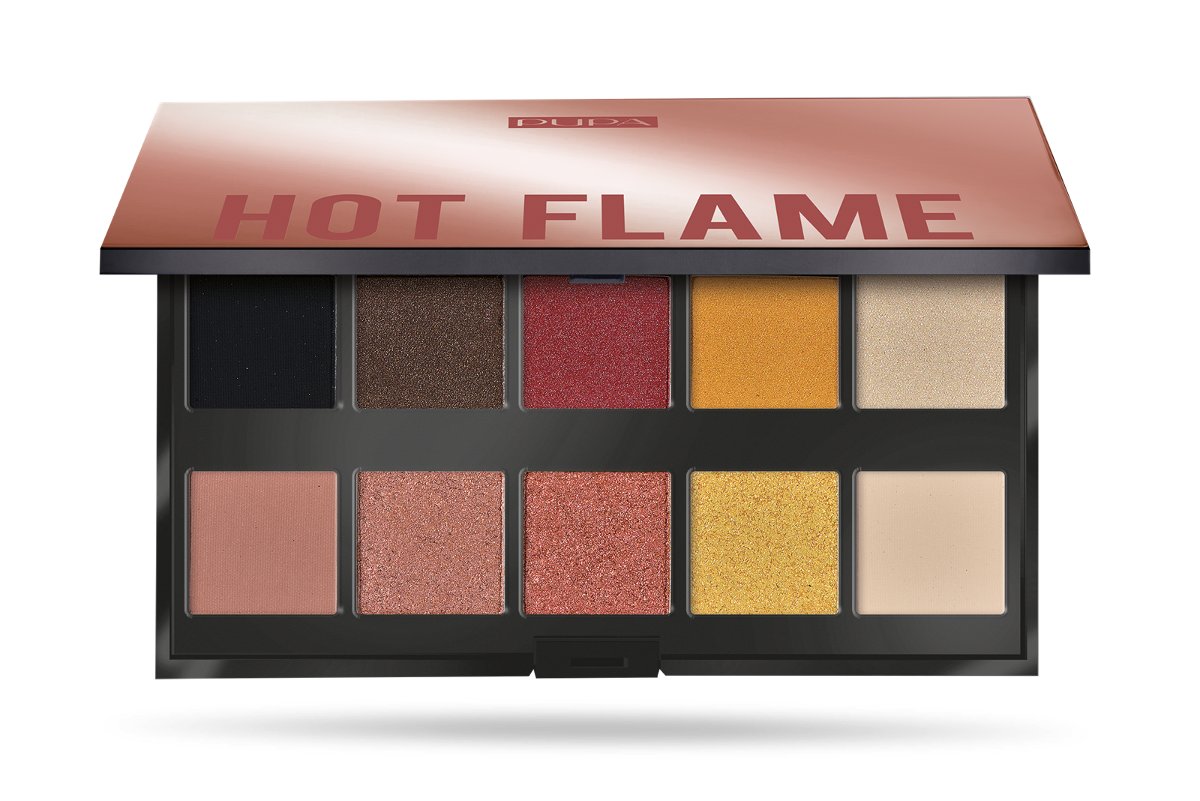 Pupa PUPA_Makeup Stories Eyeshadow Palette paleta cieni do powiek 002 Hot Flame 18g