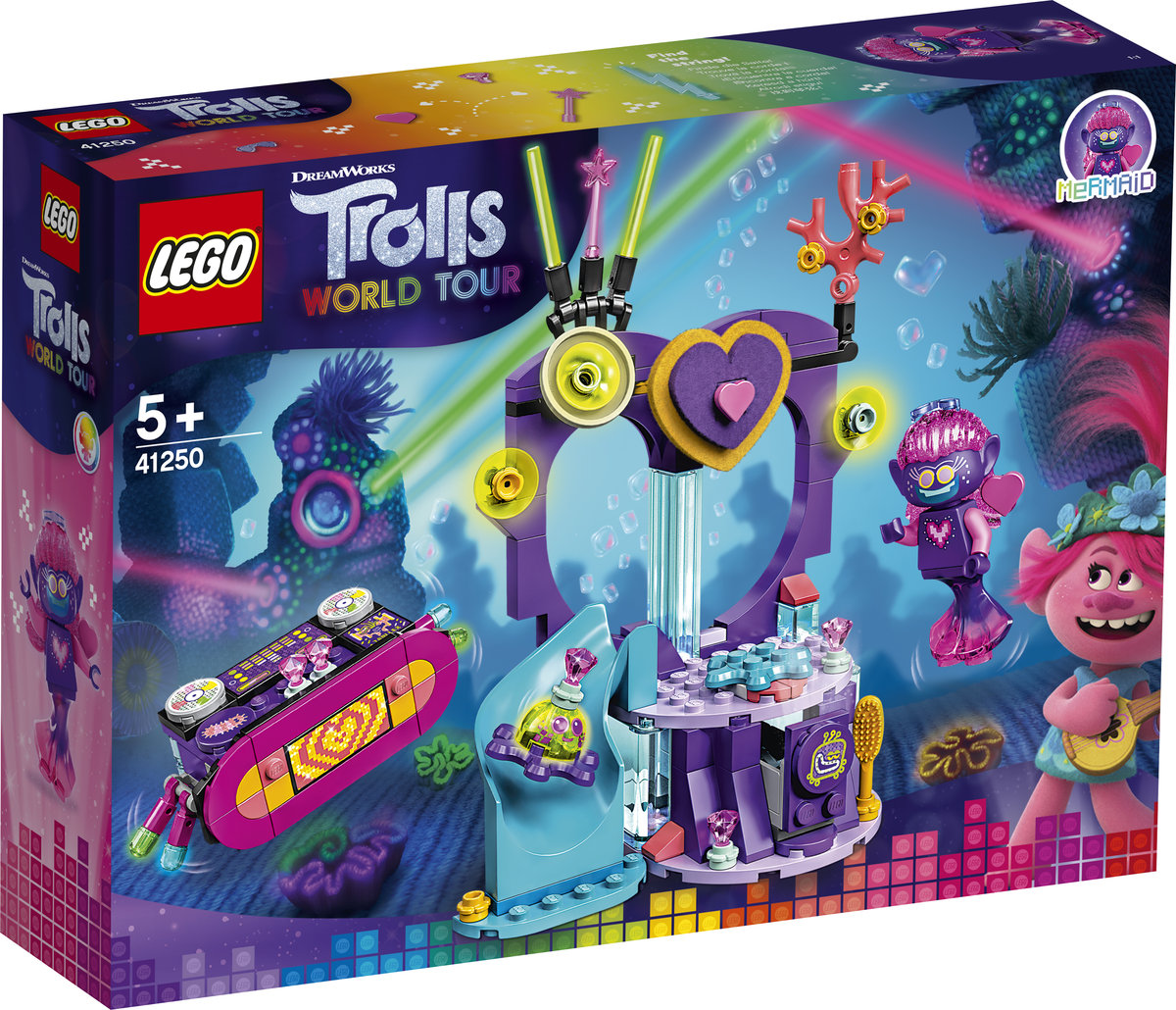 LEGO Trolls World Tour Impreza techno na rafie 41250