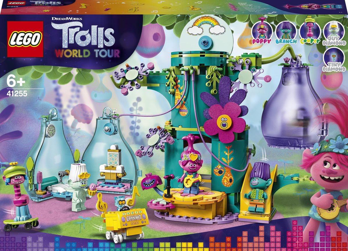 LEGO Trolls World Tour Przyjęcie w popowej wiosce 41255