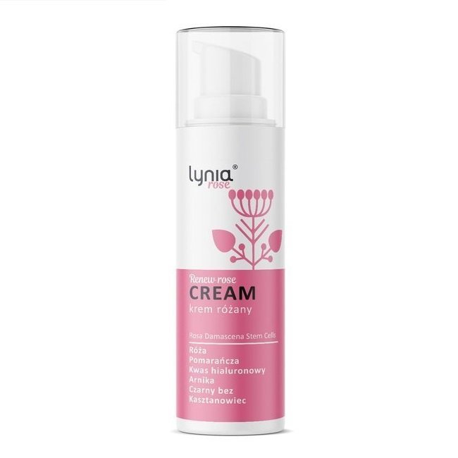 Rose Lynia Lynia Renew Cream Krem różany do twarzy 50ml 50979-uniw