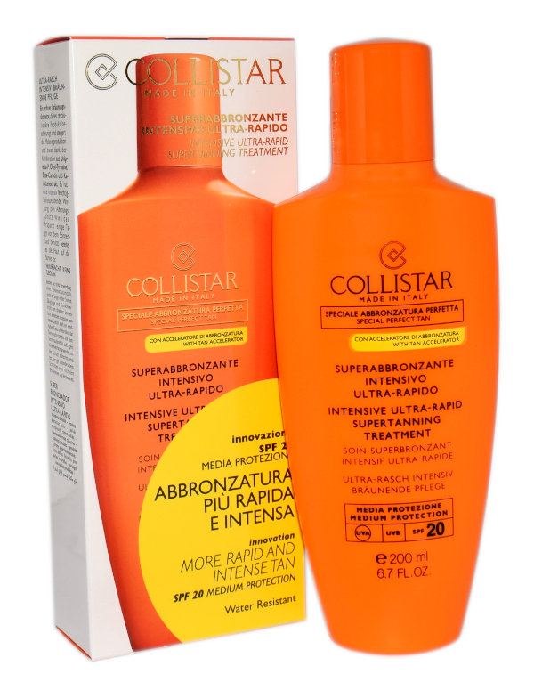 Collistar Special Perfect Tan Intensive Ultra-Rapid Supertanning SPF20 preparat do opalania ciała 200ml