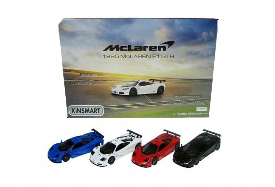 Hipo McLaren F1 GTR 1995 4 kolory 1:34 KT5411D