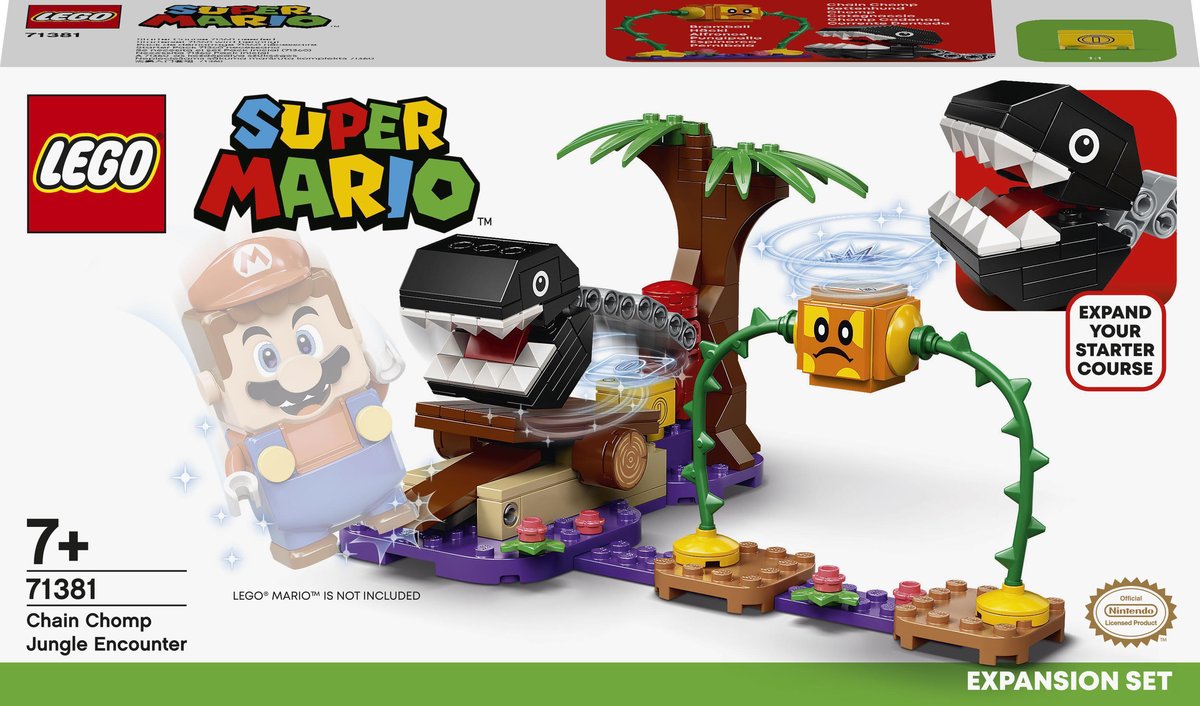 LEGO Super Mario Spotkanie z Chain Chompem w dżungli zestaw dodatkowy 71381