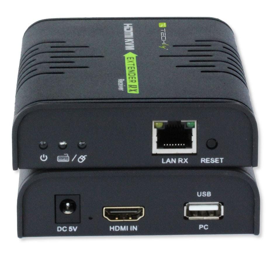 TECHLY TECHLY Extender HDMI + USB po skrętce Cat.5/5e/6 120m 028214