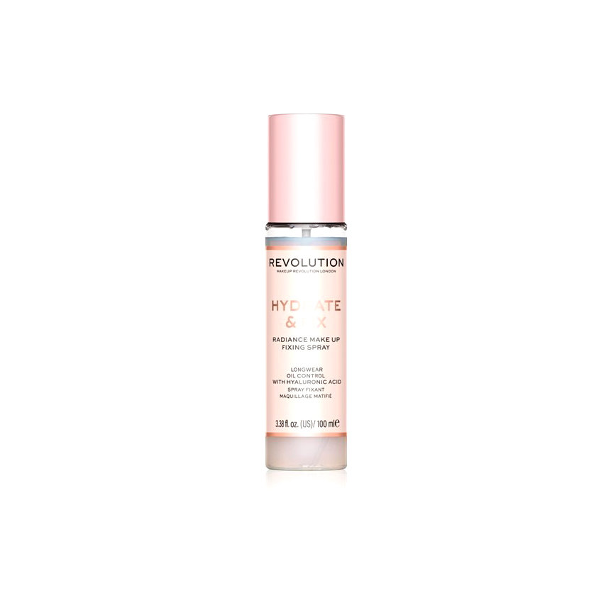 Makeup Revolution Hydrate & Fix spray utrwalający makijaż 100ml