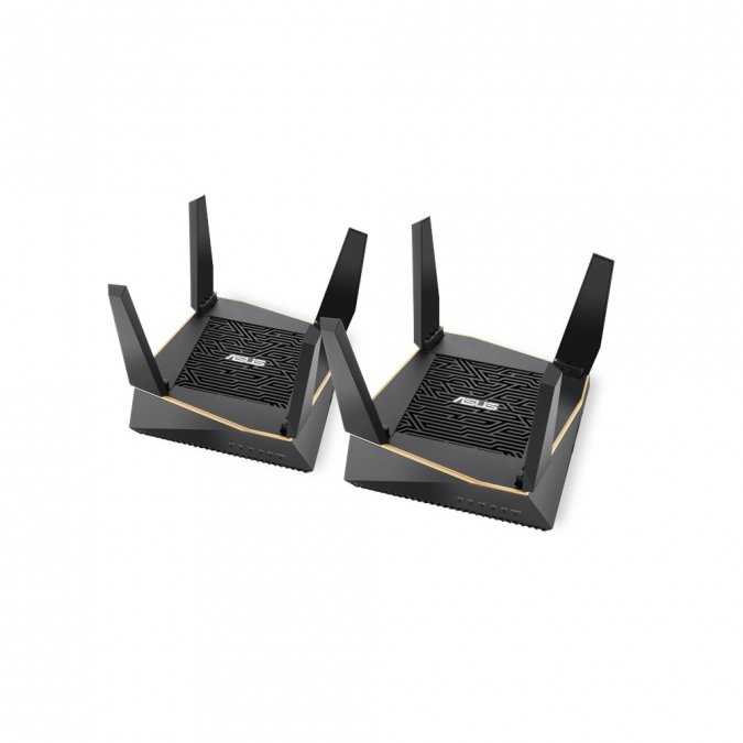 Asus AiMesh AX6100 router bezprzewodowy Tri-band (2.4 GHz/5 GHz/5 GHz) Gigabit Ethernet Czarny, Mesh router