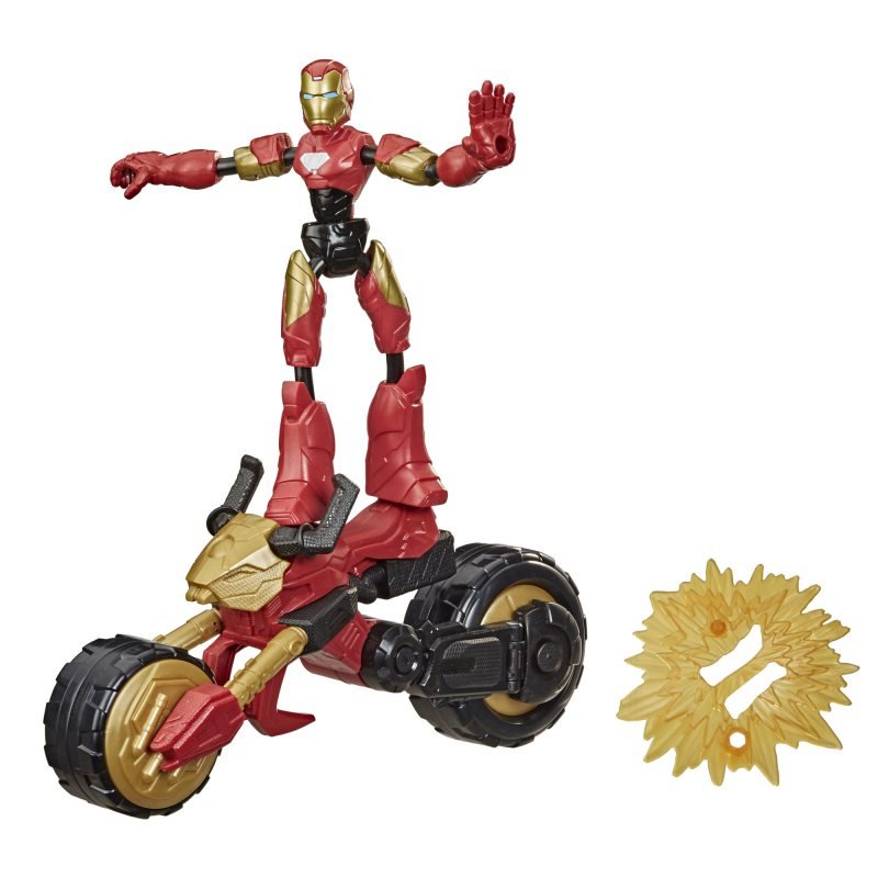 Avengers Bend and Flex, Flex Rider Iron Man i motocykl 2w1 F0244 HASBRO