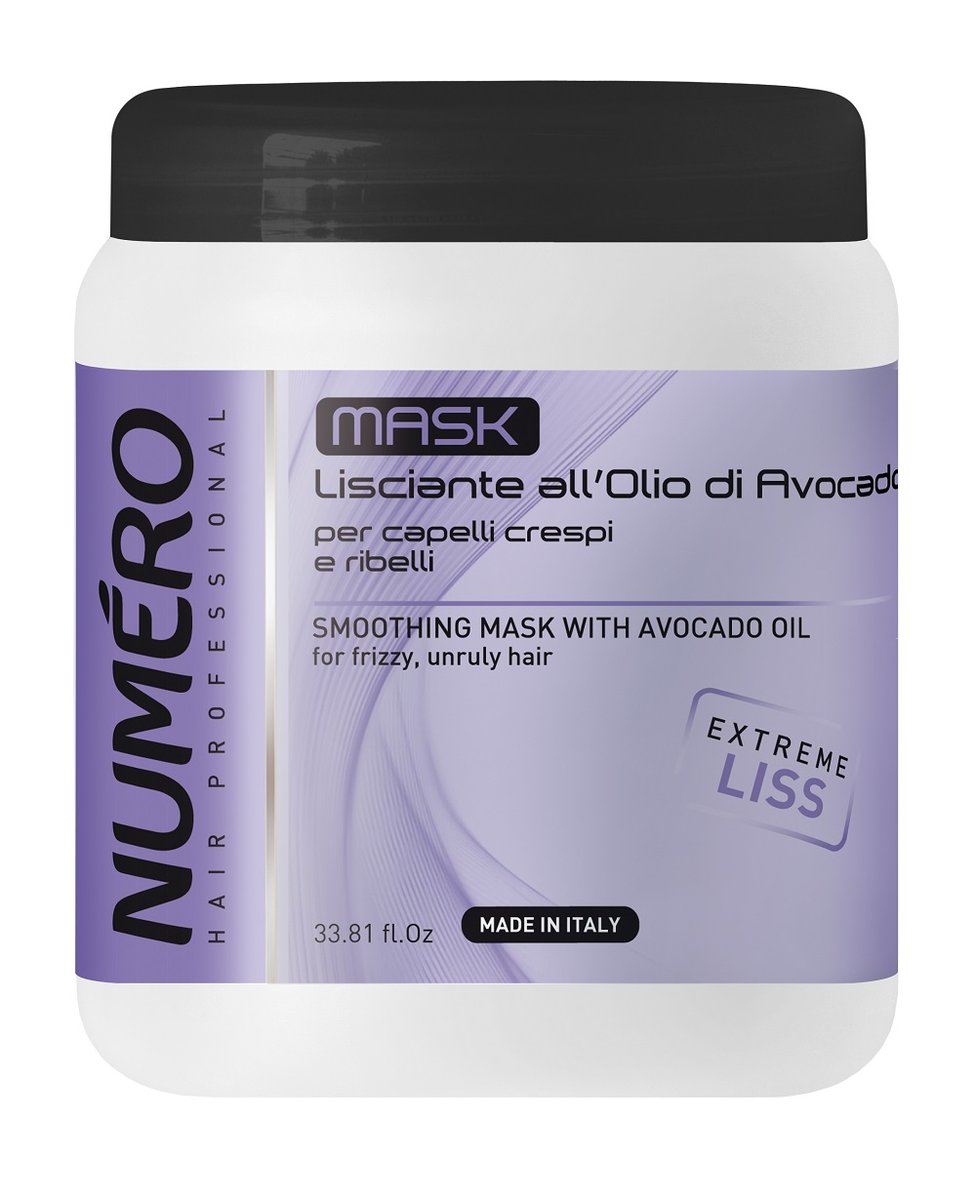 Numero Numero Smoothing Mask With Avocado Oil Wygładzająca maska z olejkiem z awokado 1000ml