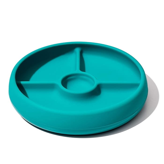 Talerzyk silikonowy Dzielony Teal 6M+ Oxo