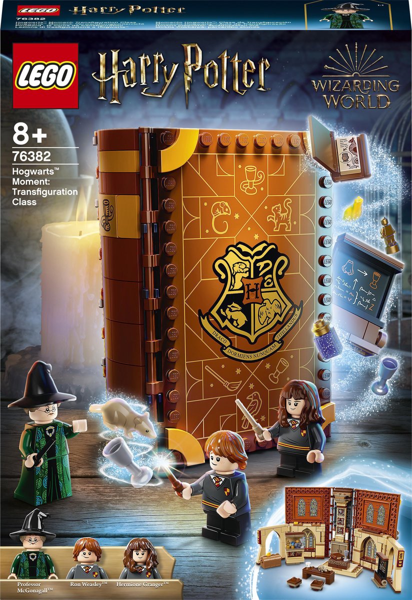 LEGO HARRY POTTER CHWILE Z HOGWARTU ZAJĘCIA Z TRANSFIGURACJI 76382