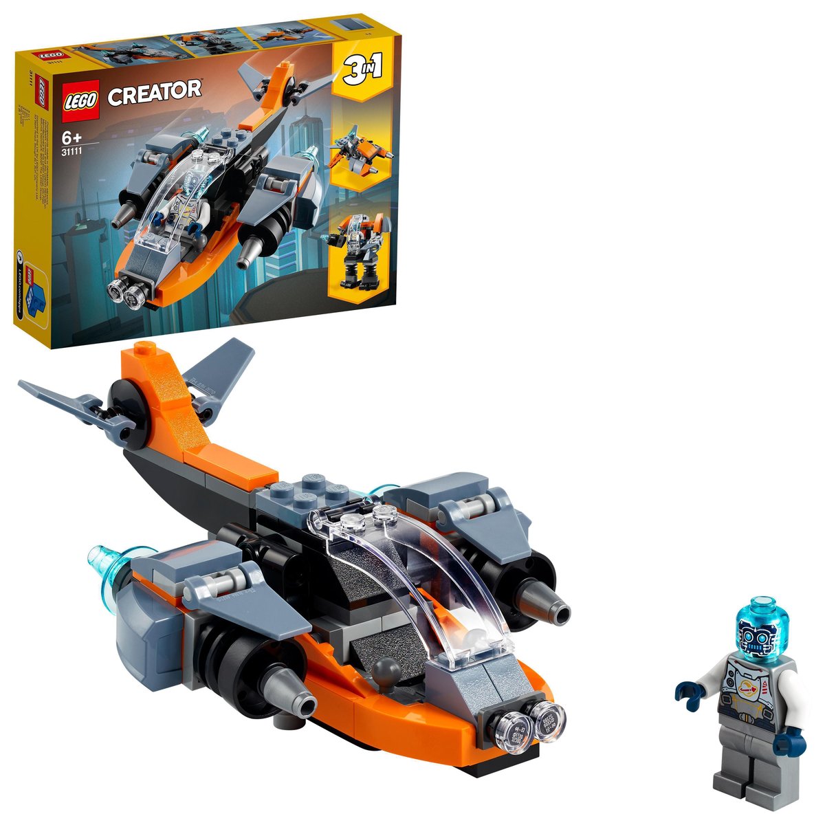 LEGO CREATOR 3w1 CYBERDRON 31111