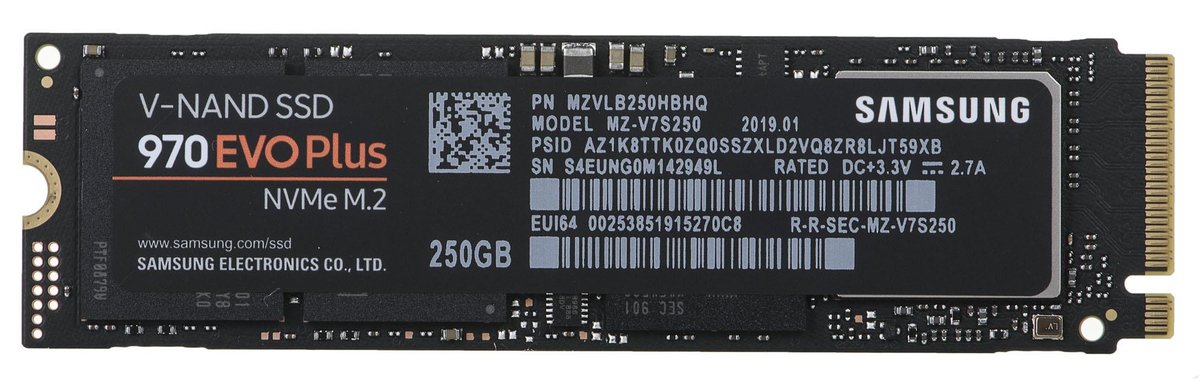 Samsung Dysk Ssd 970 Evo Plus 250GB NVMe M.2