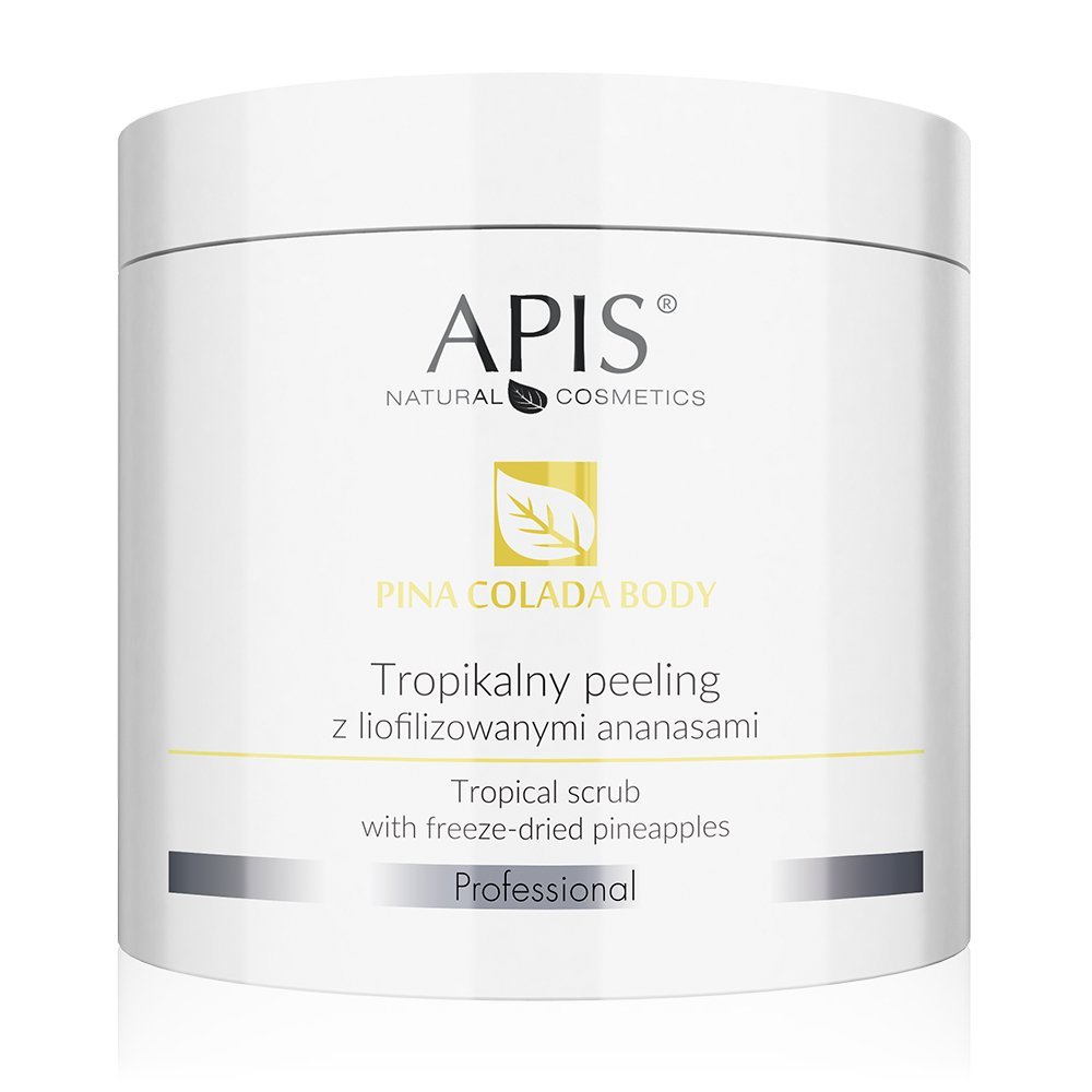 Apis Professional Peeling tropikalny z liofilizowanymi ananasami Professional Pina Colada Antycellulit 650g