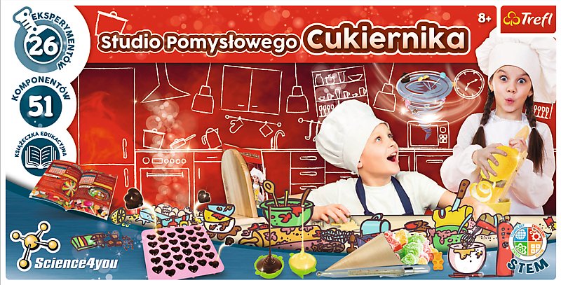 Trefl Studio pomysłowego cukiernika Mega zestaw S4Y 61125