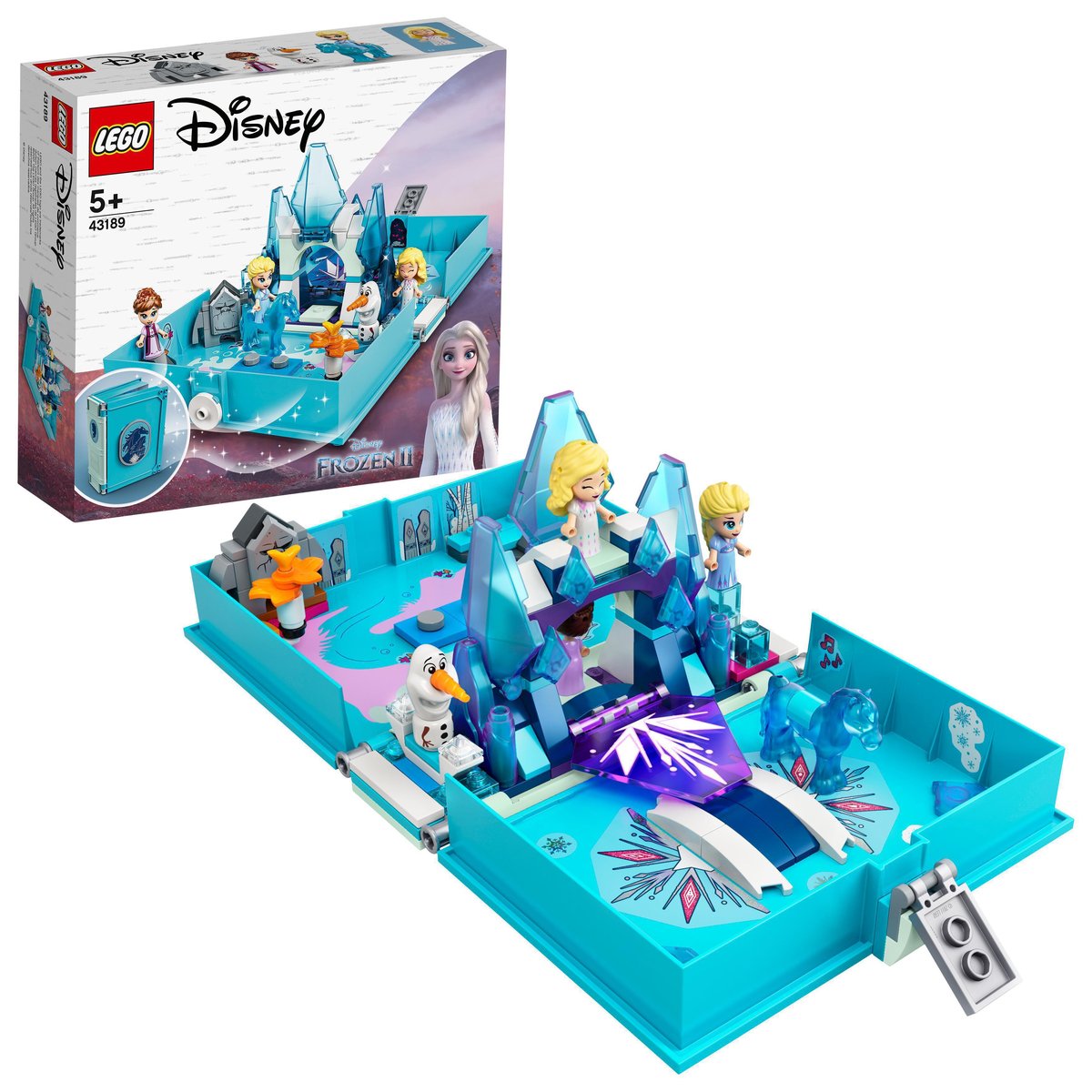 LEGO Disney Frozen Książka z przygodami Elsy i Nokka 43189