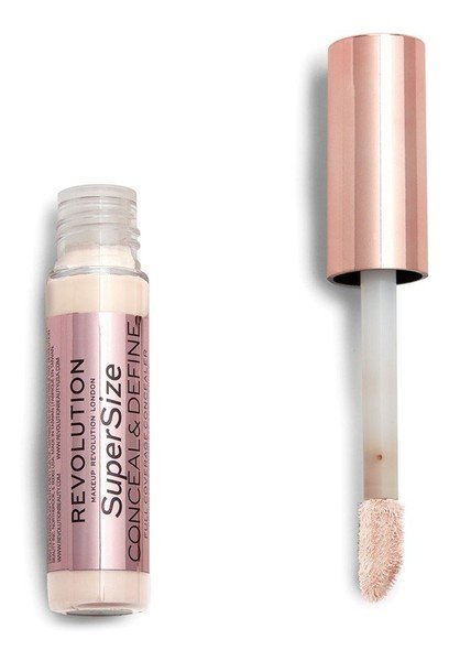 Makeup Revolution Conceal & Define SuperSize korektor w płynie odcień C0,5 13 g