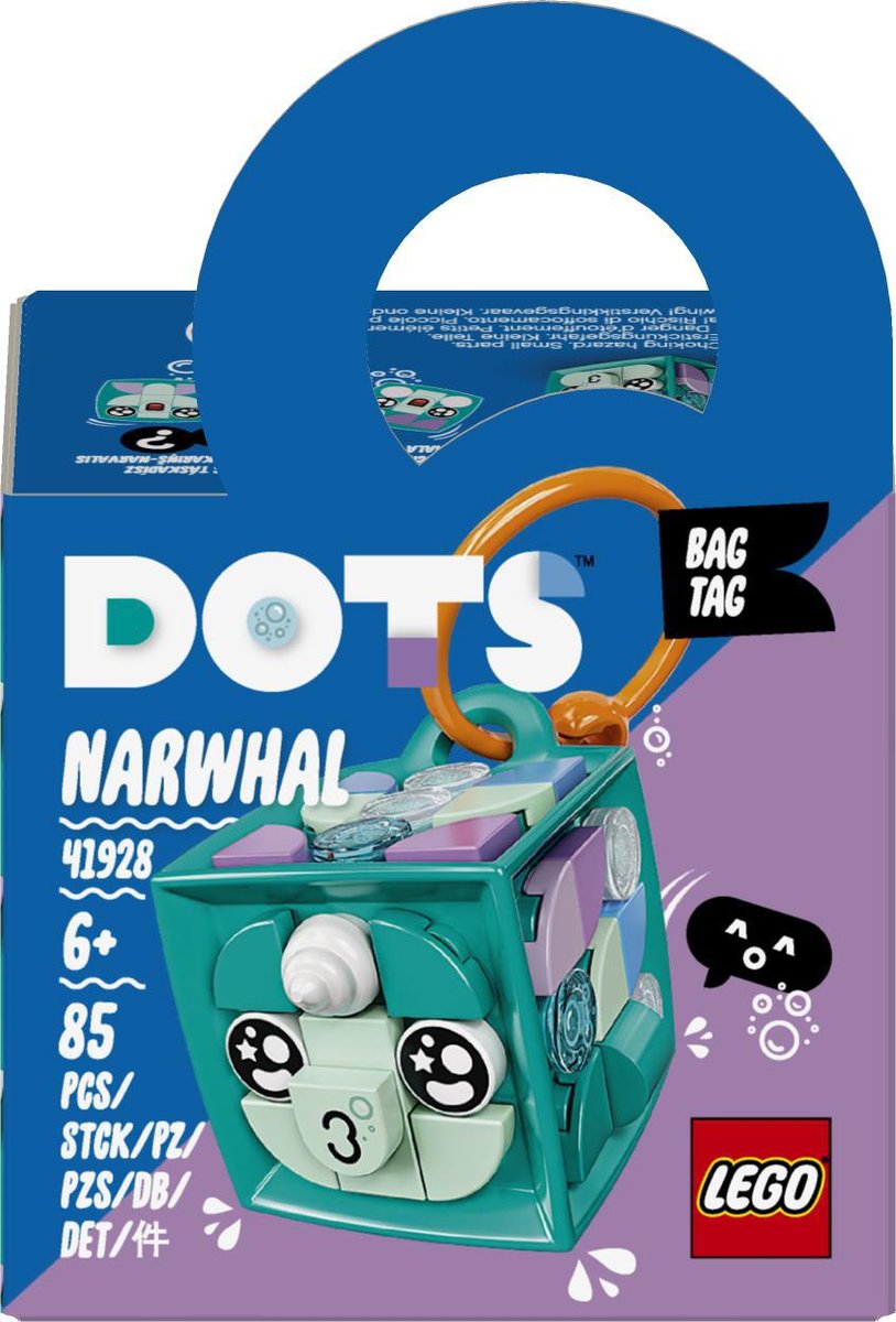 LEGO Dots Zawieszka z narwalem 41928