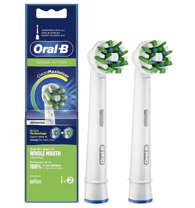 Oral-B Końcówka do szczoteczek EB50RB Cross Action Maximiser 2szt.