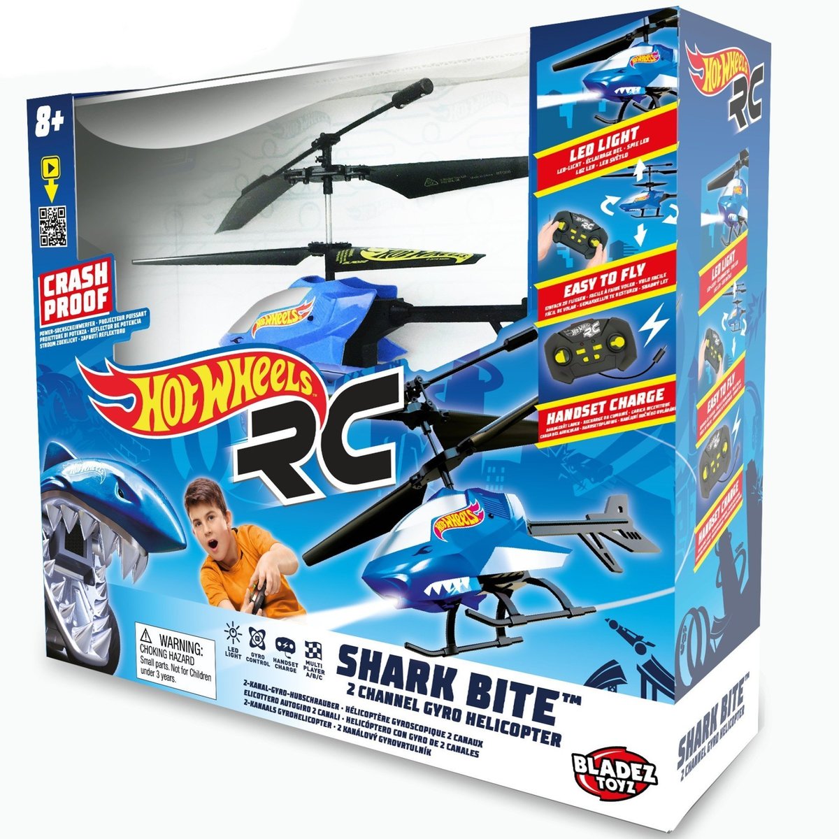 Bladez toyz Bladez Zdalnie sterowany Helikopter Hot Wheels Shark Bite