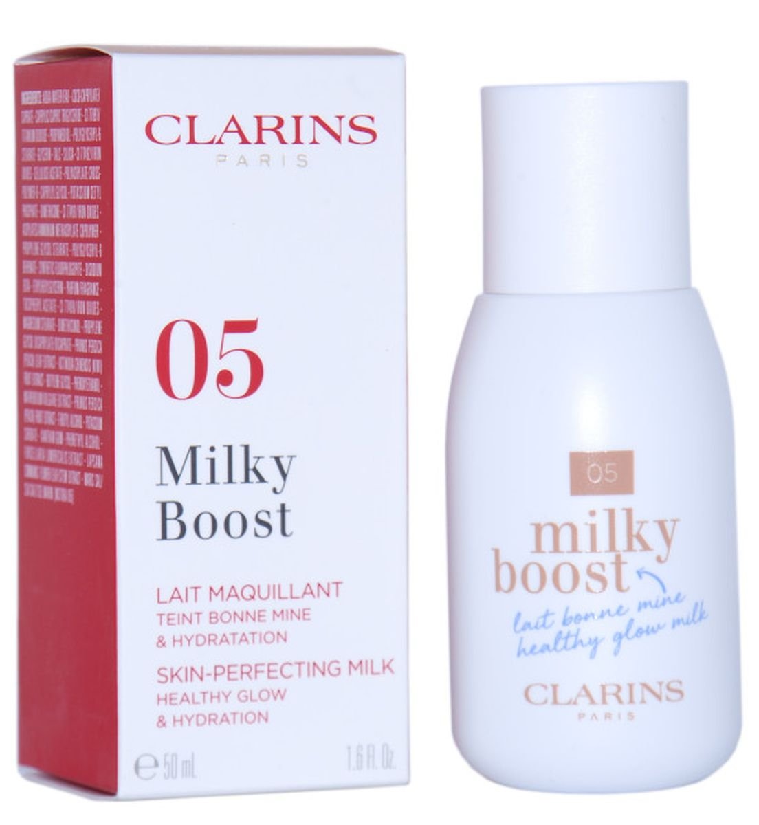 Clarins Milky Boost Upiększające mleczko do makijażu 05 Milky Sandalwood 50ml