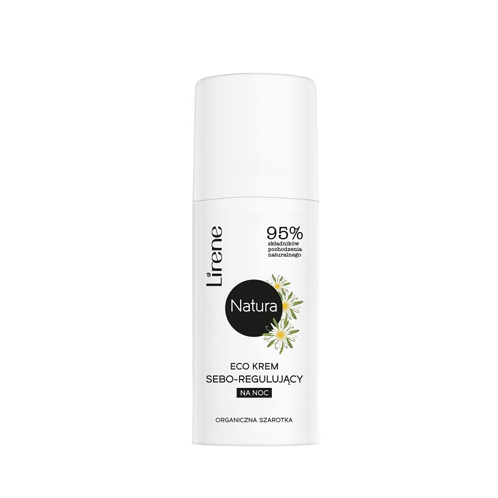 Lirene Lirene Natura Eco krem sebo-regulujący na noc Szarotka Alpejska 50ml LIR NAT-02