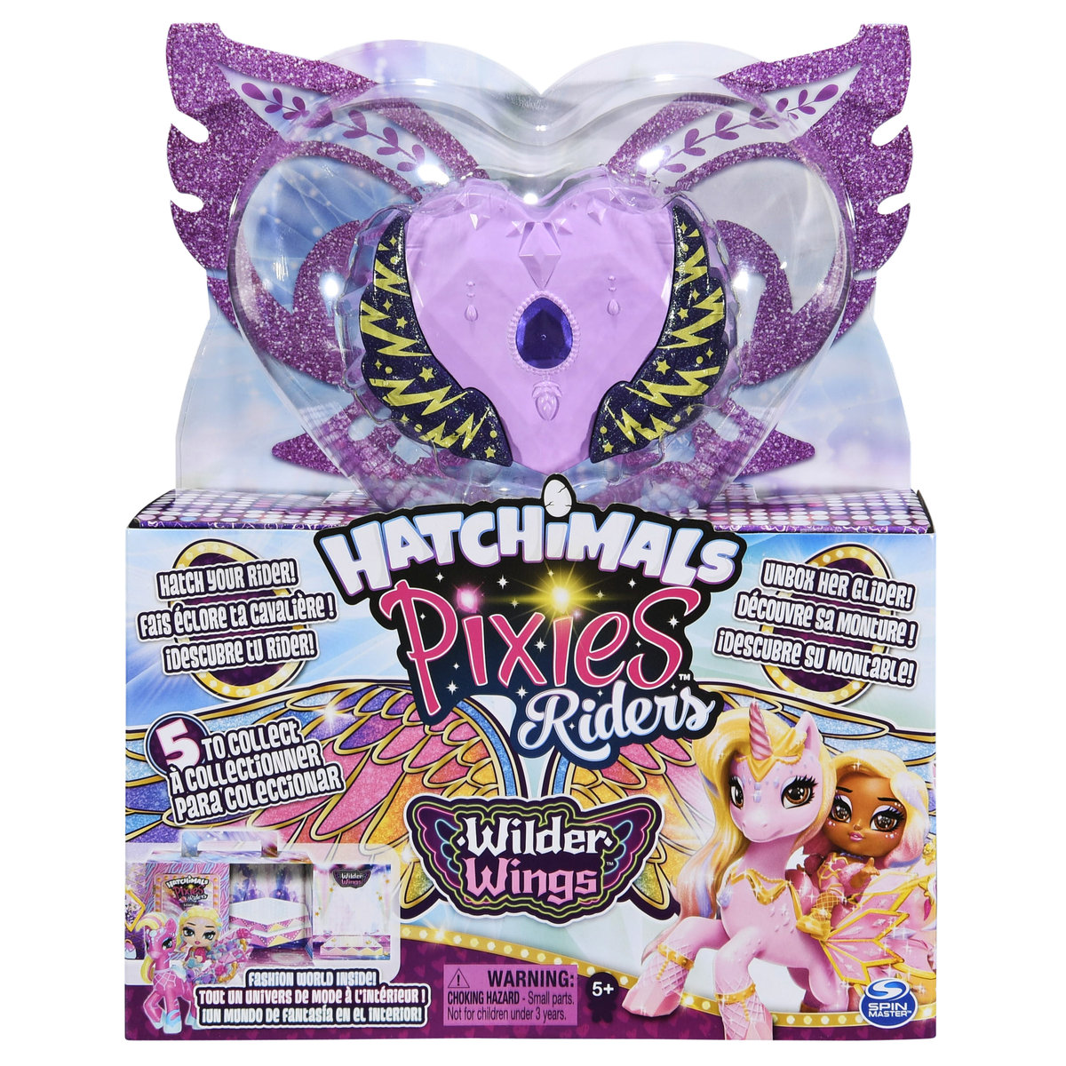 Hatchimals, laleczka ze zwierzątkiem Pixies Riders Wilder Wings Ponygator
