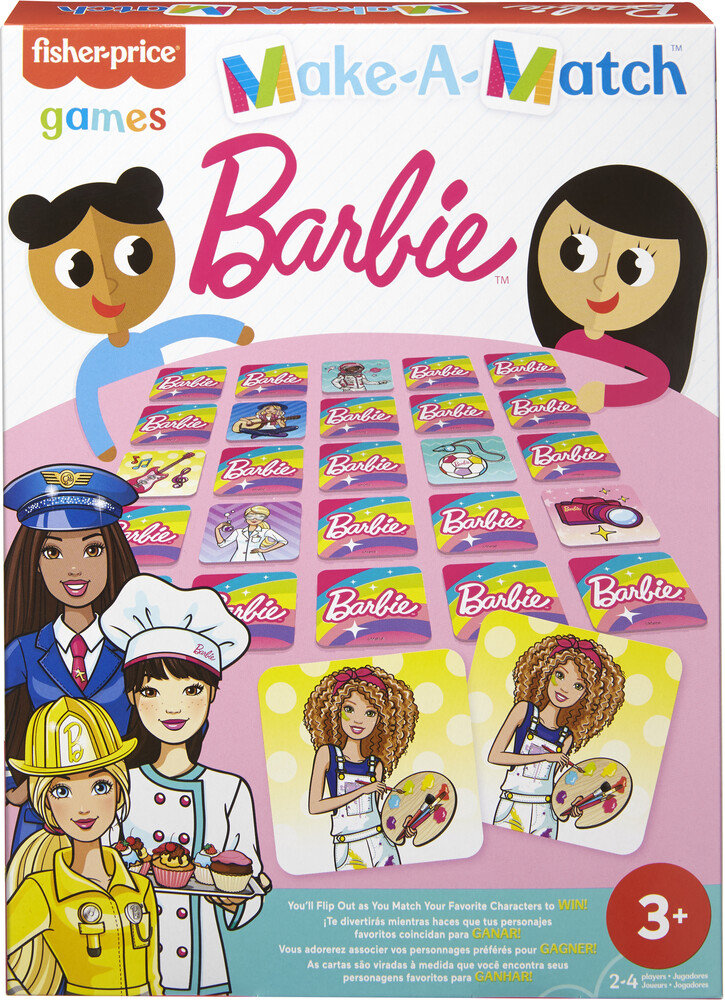 Mattel Gra Memory dla dzieci Barbie