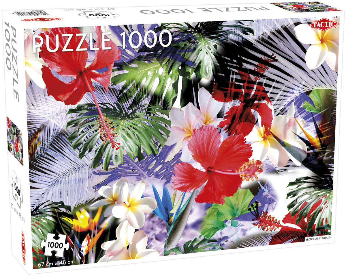 Tactic Puzzle 1000 Tropical Florals Lover's Special