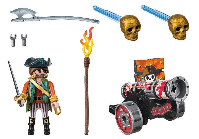 Playmobil Pirates Pirat z armatą 70415